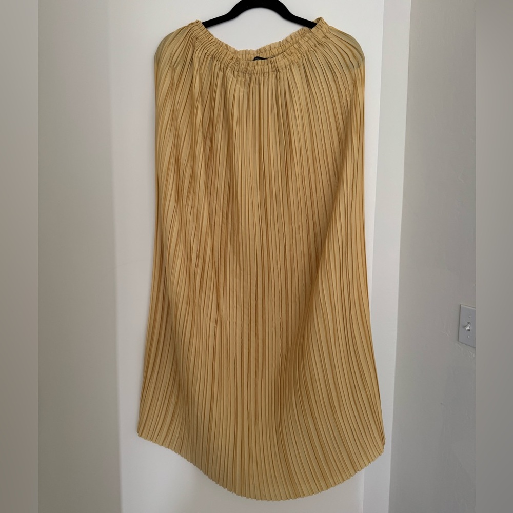 Banana Republic yellow maxi skirt